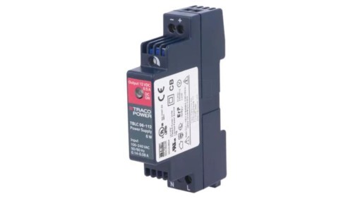 TBLC06-112 Zasilacz impulsowy, na szynę DIN, 6W, 12VDC, 0,5A, 85÷264VAC, 81