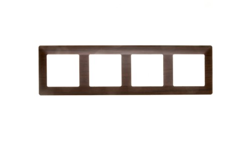 VALENA LIFE Ramka poczwórna wenge 754174