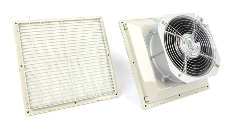 Wentylator do rozdzielnic i szaf sterowniczych 910/1000m3/h 230VAC 323x323 FKL6626.230-D