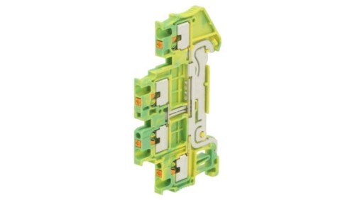 PTTB1.5/S-PE Złączka szynowa, PTTB, na szynę DIN, push-in, żółto-zielony, TS35