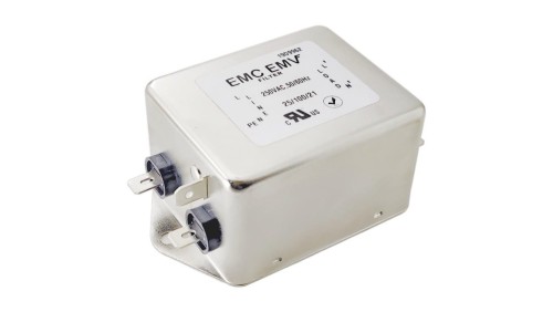 Jednofazowy filtr EMI Akyga EMC EMV EN2070-10-F 10A 120-250VAC 50/60Hz