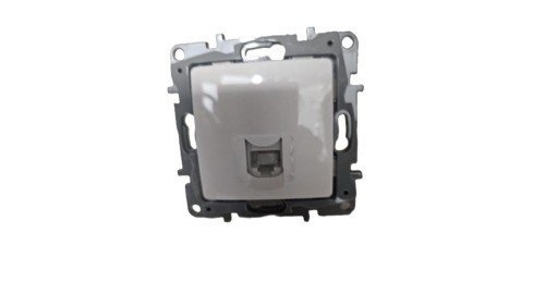 Niloe gniazdo komp. białe 1XRJ45 664571