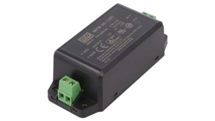 MPM-30-12ST Zasilacz impulsowy, do wbudowania,modułowy, 30W, 12VDC, 2,5A