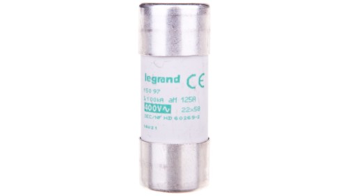 Wkładka bezpiecznikowa cylindryczna 22x58mm 125A aM 400V HPC 015097 /10 szt./