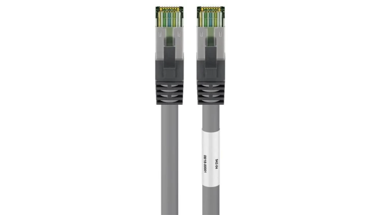 CAT 8.1 patch cable, S/FTP (PiMF), - Długość kabla 0.25 m