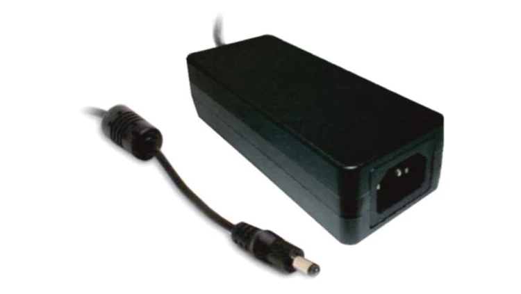 GSM60A24-P1J Zasilacz impulsowy, 24VDC, 2,5A, Wyj: 5,5/2,1, 60W, 80÷264VAC, 90