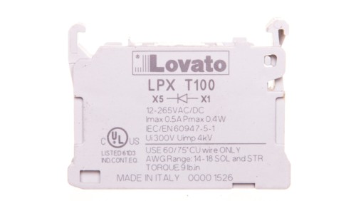 Element testowy do LPXLE i LPXLPB LPXT100