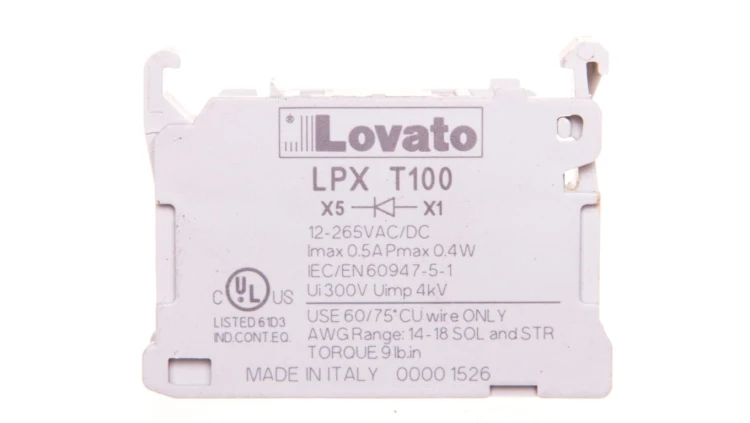 Element testowy do LPXLE i LPXLPB LPXT100