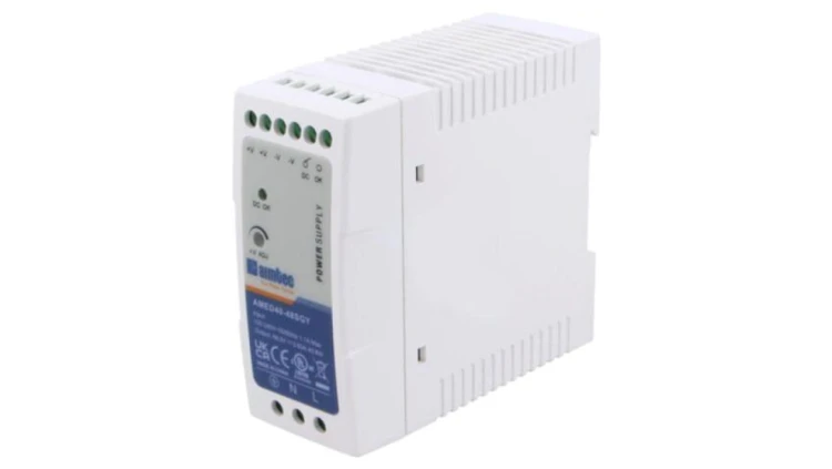 AMED40-48SGY Zasilacz impulsowy, na szynę DIN, 40W, 48VDC, 830mA, 90÷264VAC