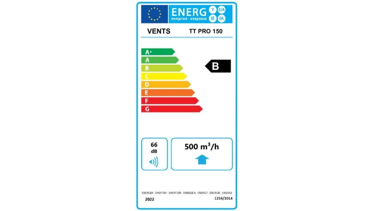 Wentylator kanałowy o przepływie mieszanym fi 150 mm, 565 m3/h, 230 V TTPRO150