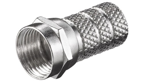 Wtyczka F wkręcana 5,2 mm - Połączenie, materiał obudowy cynk