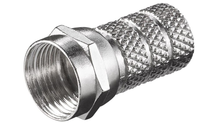 Wtyczka F wkręcana 5,2 mm - Połączenie, materiał obudowy cynk