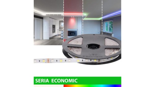 Taśma 12V 5m 300 led 50W RGBW biała zimna smd5050