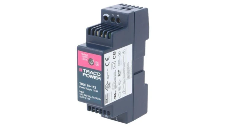 TBLC15-112 Zasilacz impulsowy, na szynę DIN, 15W, 12VDC, 1,25A, 85÷264VAC