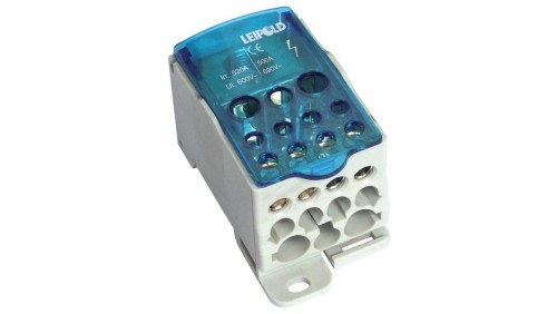 Blok rozdzielczy, mostek łączeniowy 500 A bezpośrednie połączenie z szyną,2x6-35mm,5x2,5-16mm,4x2,5-10mm UKK500A