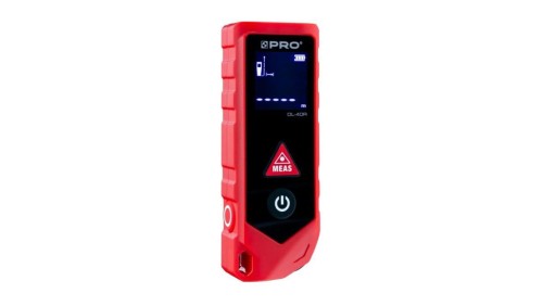 Dalmierz Laserowy DL-40R z kółkiem pomiarowym 40m PRO-DL081