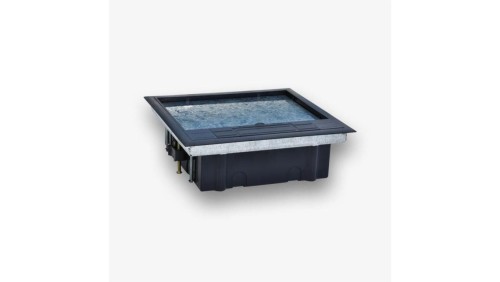 Puszka podłogowa 12-modułowa do montażu osprzętu 22,5x45 (45x45) montaż prosty EM/FLB-SCF245P