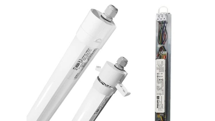 Lampa LED Hermetyczna Natynkowa Tri-Proof Megrez PH 150 lm/W 50W 150cm 4000K