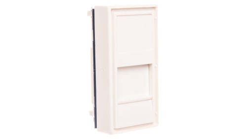 Adapter jednomodułowy prosty 22,5x45mm dla 1xRJ45 lub 1xRJ 12 DC/FA-644-1SP