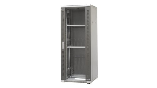Szafa ramowa stojąca EmiterNet Top, 32U, wym. 600X600x1540 (szer. x gł. x wys. mm), drzwi blacha/szkło w komplecie panel 2 wenty