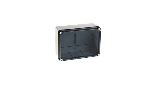 IP65-IP67 Puszka hermetyczna LIGHT 185x246x100 pokrywa transparentna, gładka
