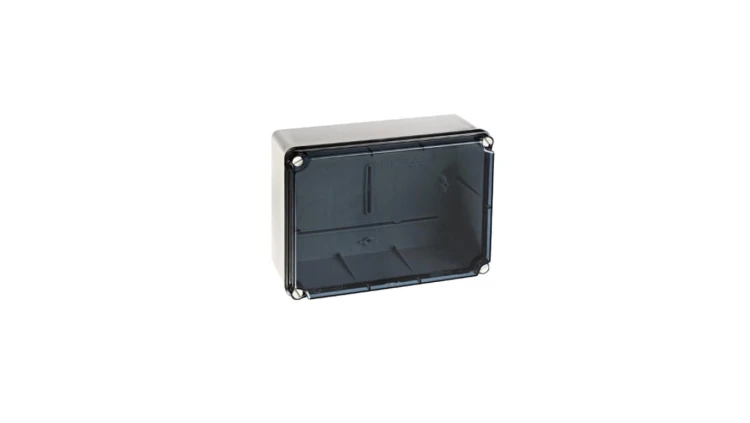 IP65-IP67 Puszka hermetyczna LIGHT 185x246x100 pokrywa transparentna, gładka