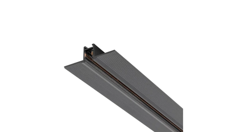 Szyna podtynkowa niskonapięciowa 2m czarna system NANO-LVM RECESSED TRACK 11731 Nowodvorski