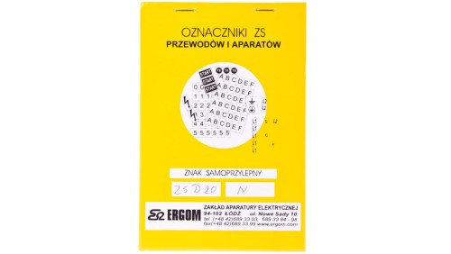 Znaki samoprzylepne ZS D20/N E04ZP-02030403500