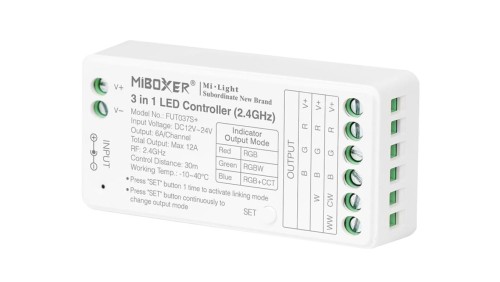Sterownik MiLight RGB 12-24V 6/12A FUT037S+