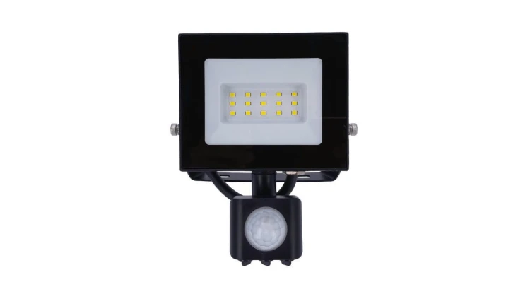 Naświetlacz DORAN LED 10W z czujnikiem, 4000K barwa neutralna, 735lm, IP65, 220-240V EDO777674 EDO