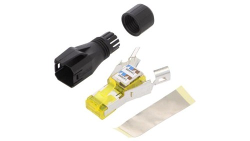 VS08RJ4510GQ Złącze RJ45, wtyk, il.pinów: 8, Kat: 6a, srebrzony, 8p8c, 26AWG÷24AWG