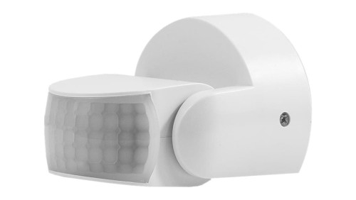 Czujnik ruchu PIR, 360/180, 1200W, IP65, natynkowy, biały