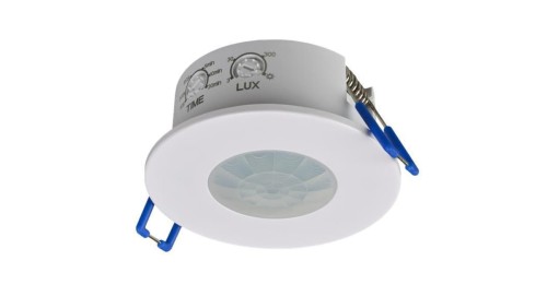 Czujnik ruchu PIR, 360, 1200W, okrągły, podtynkowy