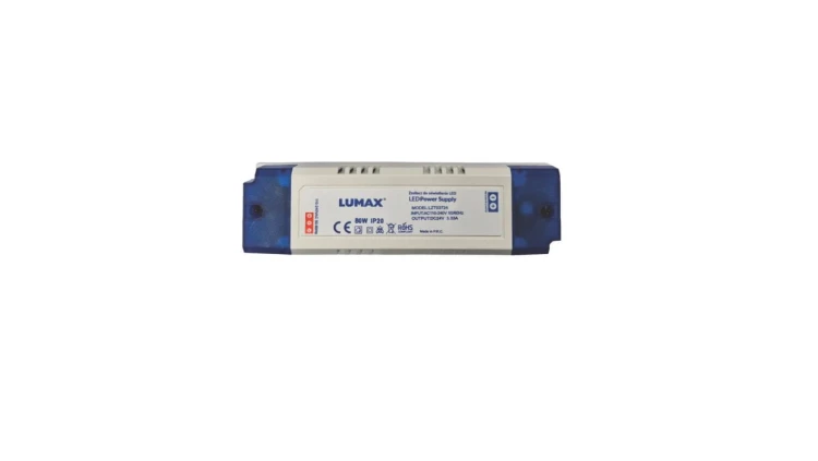 Zasilacz do oświetlenia LED montażowy IP20 80W DC 24V 3 33A