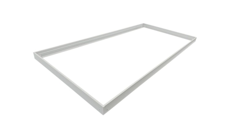 Ramka Natynkowa do Paneli LED 120x60 Biała Aluminiowa
