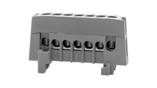 Listwa prądowa ZPI 7-modułowa 7x16mm2 - szara IP20