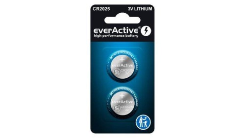 2x bateria litowa mini everActive CR2025