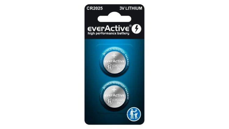 2x bateria litowa mini everActive CR2025