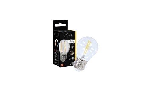Żarówka LARI LED Filament G45 E27 2W 3000K ciepły WW, 200lm EDO777462 EDO