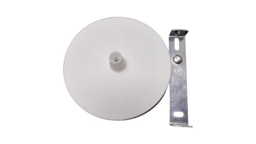 Maskownica sufitowa podsufitka 1x otwór 10mm z tworzywa biała fi:100mm ALKRI