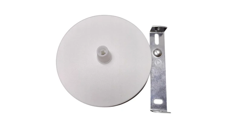 Maskownica sufitowa podsufitka 1x otwór 10mm z tworzywa biała fi:100mm ALKRI