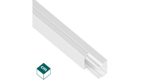 Kanał kablowy elektroinstalacyjny 15x25 mm MKE biały 2 m Aks – listwa instalacyjna