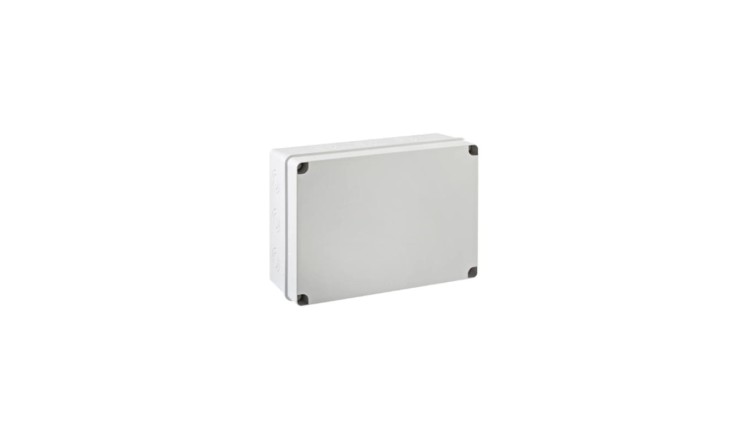 IP65-IP67 Puszka hermetyczna LIGHT 243x333x132 pokrywa pełna, z osłabieniami (12xM40)