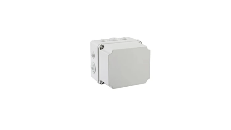 IP65 Puszka hermetyczna wysoka LIGHT 167x191x160 pokrywa pełna, z dławicami (6xM25, 4xM40)