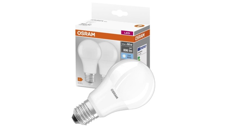 2PAK Żarówka LED E27 A60 8,5W = 60W 806lm 4000K Neutralna 200 OSRAM