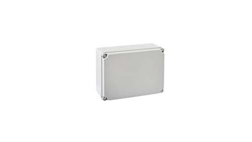 IP65-IP67 Puszka hermetyczna LIGHT 185x246x100 pokrywa pełna, z osłabieniami (4xM25, 6xM40)