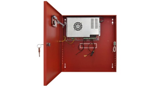 Zasilacz do systemów przeciwpożarowych PPOŻ 385x402x88mm EN54C-10A17LCD 27,6V/10A/2x17Ah/LCD