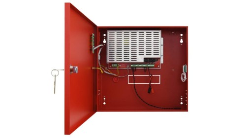 Zasilacz do systemów przeciwpożarowych PPOŻ 330x305x82mm EN54C-5A7 27,6V/5A/2×7Ah