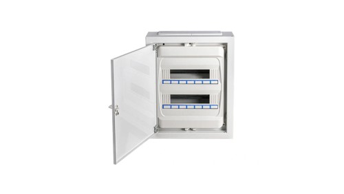 IP40 Rozdzielnica modułowa 2x12 GOLD MP natynkowa (drzwi metalowe) PE+N