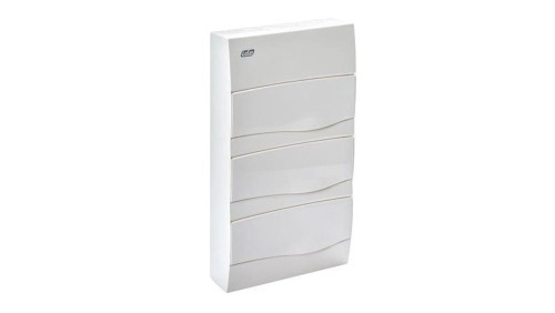 IP40 Rozdzielnica modułowa 3x12 COMBI natynkowa (drzwi białe) PE+N